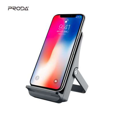 Proda Dual Coil Wireless Fast Charger Pad Stand Holder Quick wireless charging stand pad qi charger